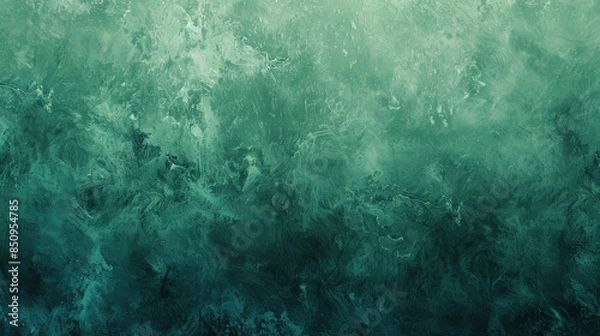 Fototapeta A green background with a splash of blue