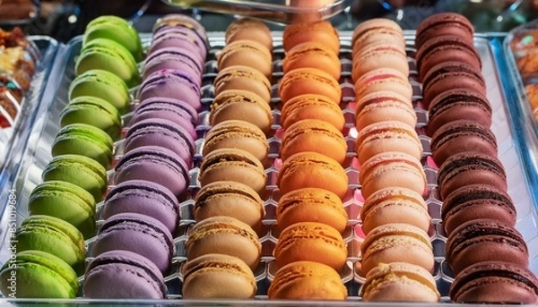 Fototapeta 카페 마카롱