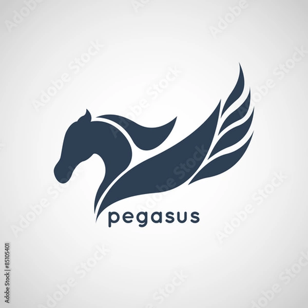 Obraz Wektor logo Pegasus