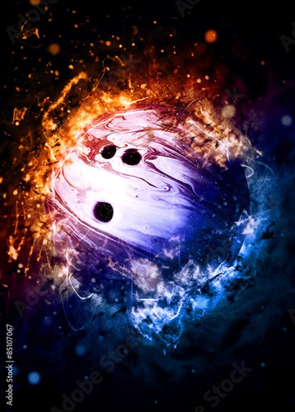 Obraz Bowling background