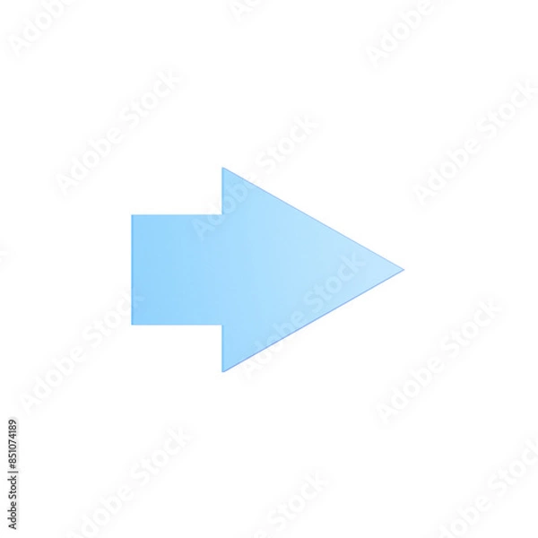 Obraz Blue 3D Arrow Icons Pack