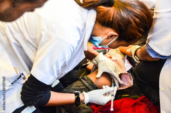 Fototapeta Nepal earthquake