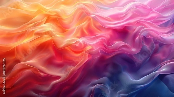 Fototapeta Abstract Colorful Wavy Pattern