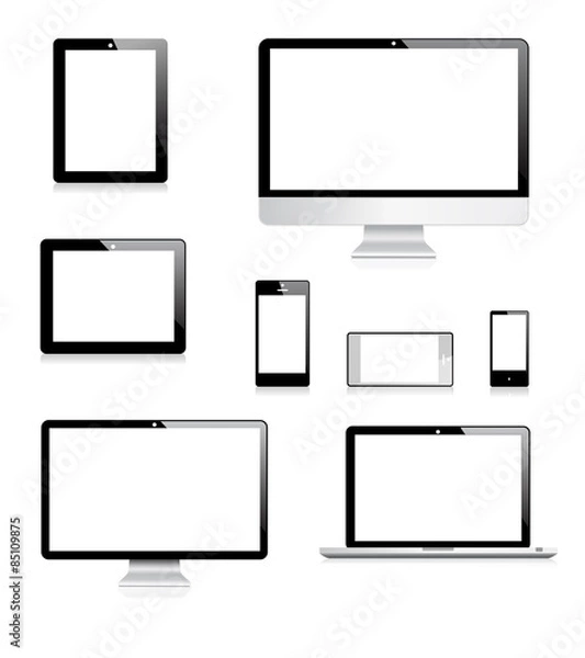 Obraz Isolated electronic devices