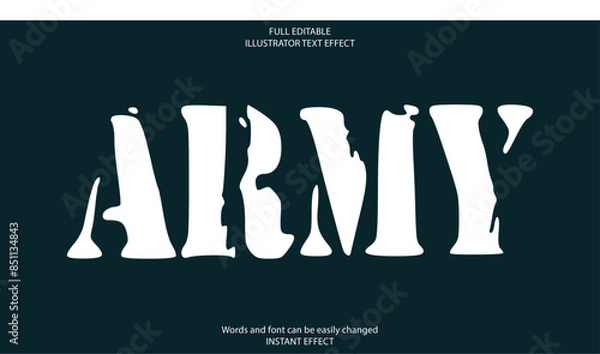 Fototapeta 3d vectors Army
