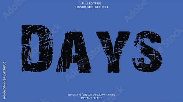 Fototapeta 3d vectors Days
