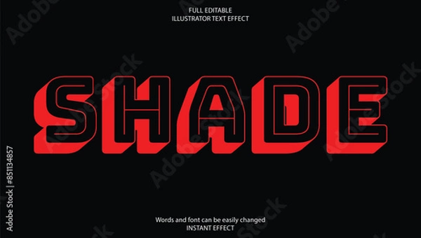 Fototapeta 3d vectors Shade
