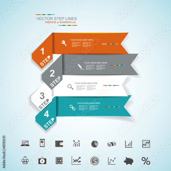 Fototapeta инфографика