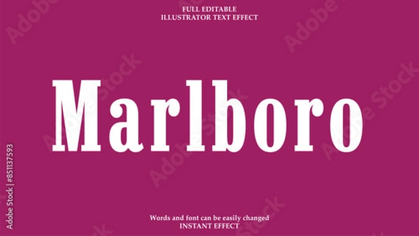 Fototapeta 3d vectors Mariboro
