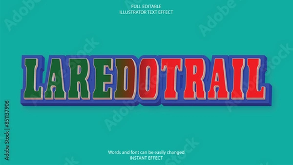 Fototapeta 3d vectors Laredotrai
