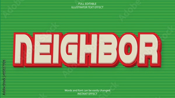 Fototapeta 3d vectors neIgbor
