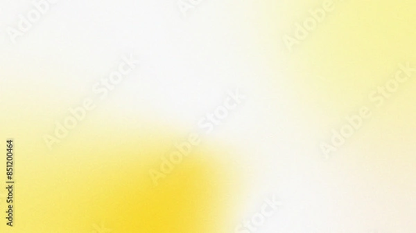 Fototapeta Smooth abstract yellow and white noise gradient background wallpaper