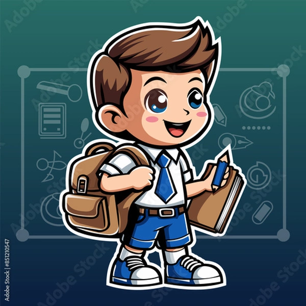 Obraz back to school illustration 3