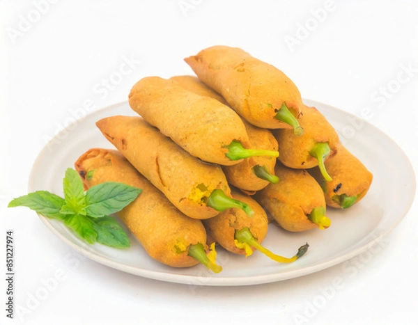 Obraz Mirchi bada or Mirchi vada