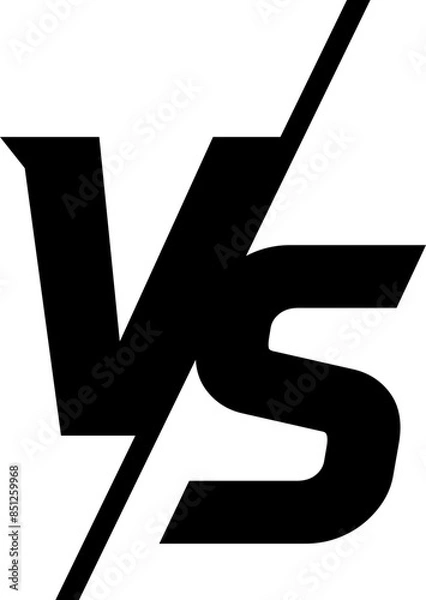 Obraz Versus or VS Icon Illustration