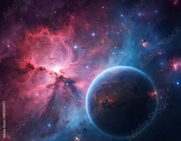 Fototapeta planet in space