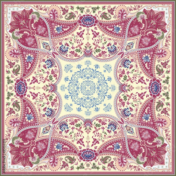 Obraz Ornate scarf design