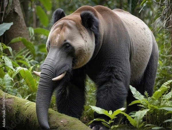 Obraz elephant in zoo