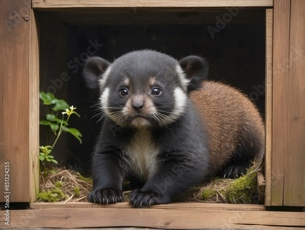 Obraz panda in the zoo