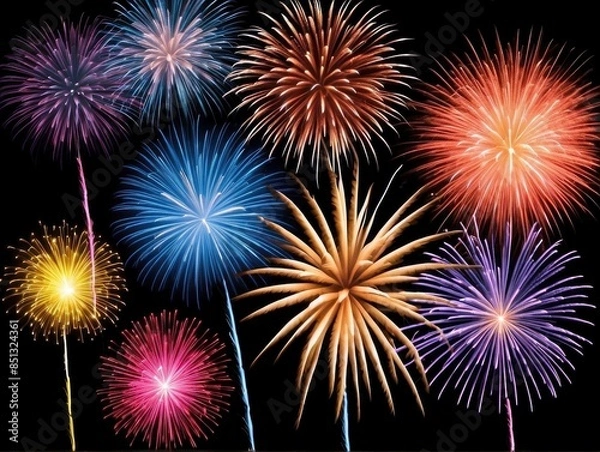 Obraz fireworks in the sky