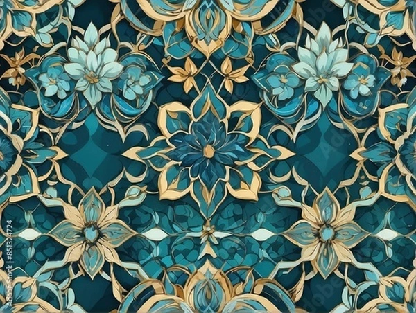 Obraz seamless floral pattern