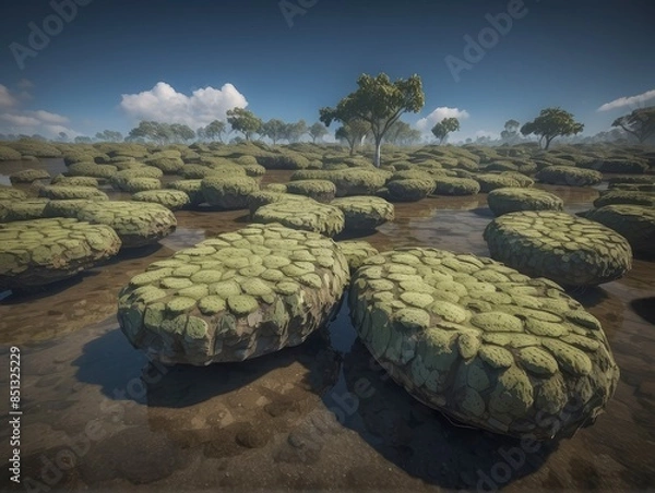 Obraz cactus in desert