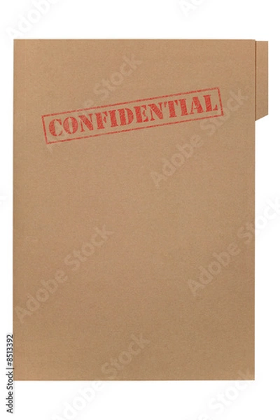 Fototapeta Confidential file
