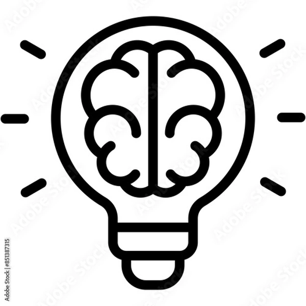 Obraz Brainstorm Icon