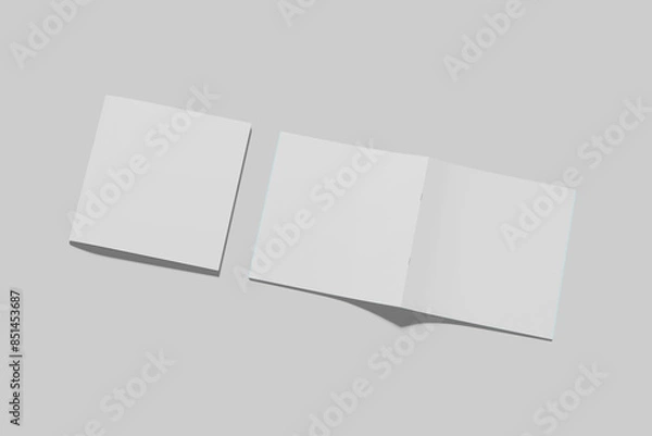 Obraz Blank Square Brochure White