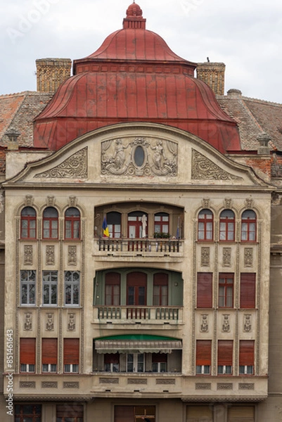 Fototapeta A view of the Weiss palace, Materna store, buld in 1921