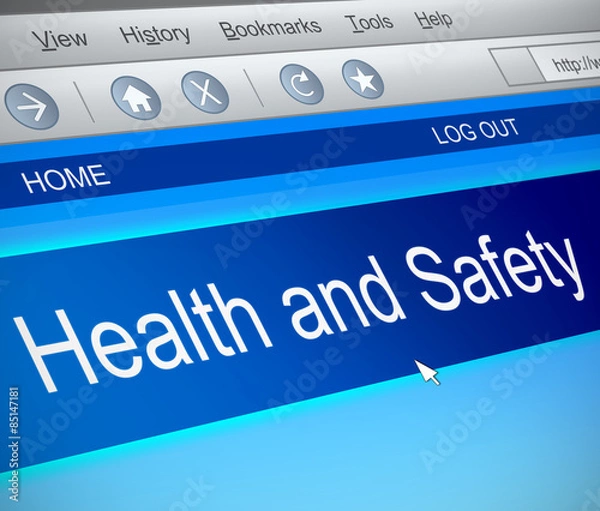 Obraz Koncepcja zdrowia i bezpieczeństwa.