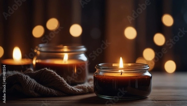 Obraz candles on the table