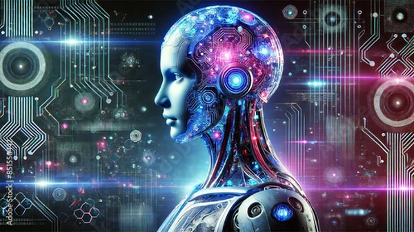 Fototapeta technology background