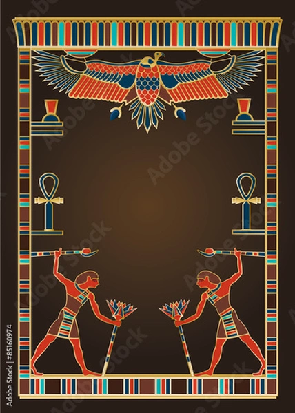 Fototapeta Egyptian Background and Design Elements
