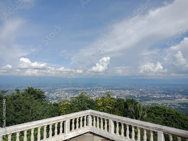 Fototapeta view from the hill