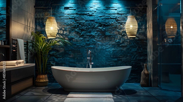Fototapeta interior of bathroom