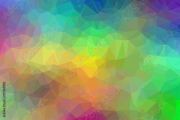 Fototapeta Colorful polygon abstract background