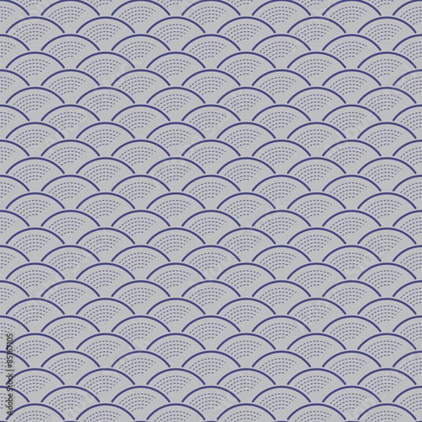 Fototapeta Japanese geometric seamless pattern design texture