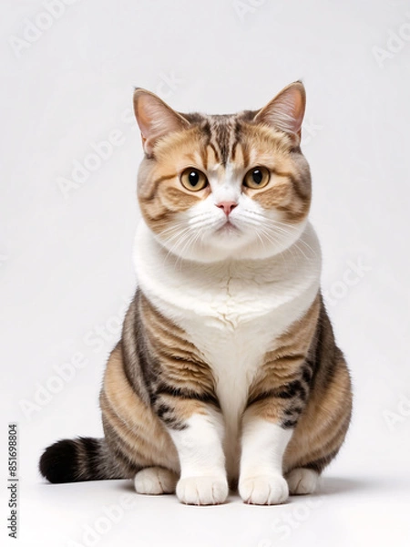 Obraz Portrait of a Curious Tabby Cat