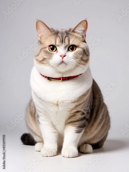 Obraz Portrait of a Curious Tabby Cat