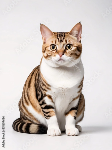 Obraz Portrait of a Curious Tabby Cat