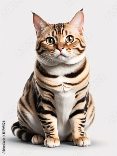 Obraz Portrait of a Tabby Cat