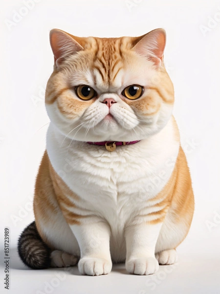 Obraz Portrait of a Grumpy-Looking Cat