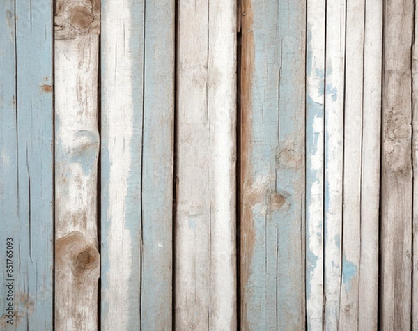 Obraz Old white painted wooden wall texture background