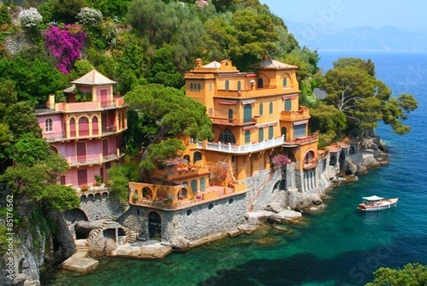 Obraz Seaside villas in Italy