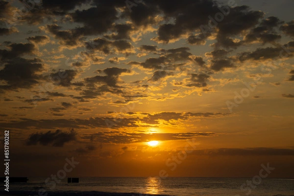 Obraz sunset over the sea