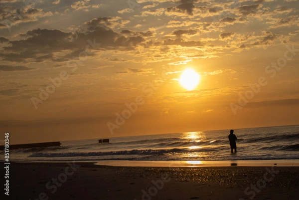 Obraz sunset at the beach