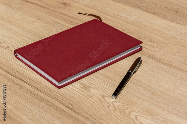 Fototapeta Red Notebook