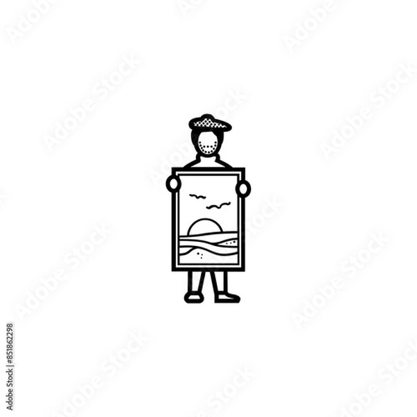 Obraz character and profession