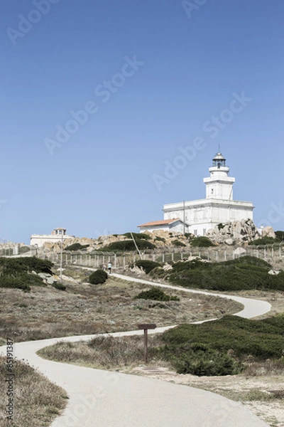 Obraz street to lighthouse
